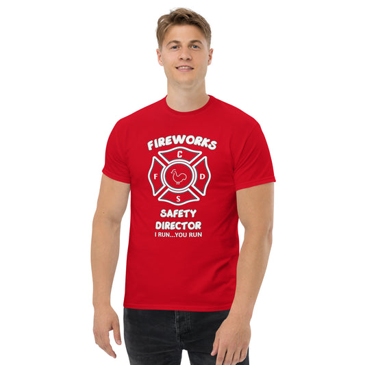 Fireworks Safety Director T-shirt